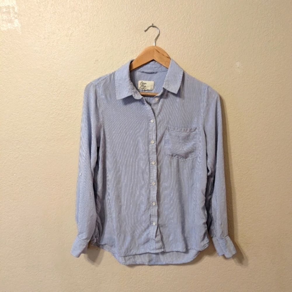 Cosmic Blue Love Striped Shirt